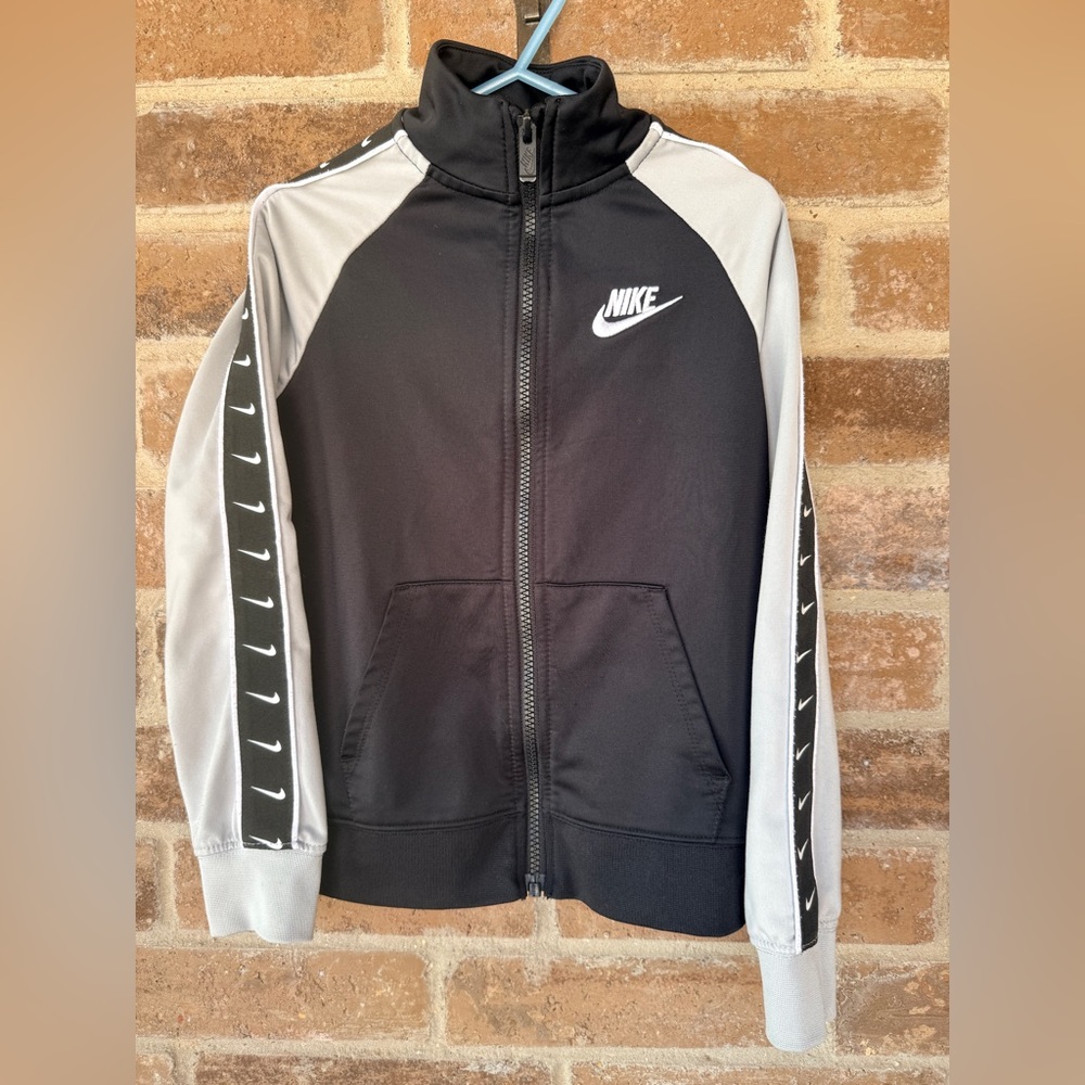 Nike Black Crewneck Sweatshirt with White Swoosh
